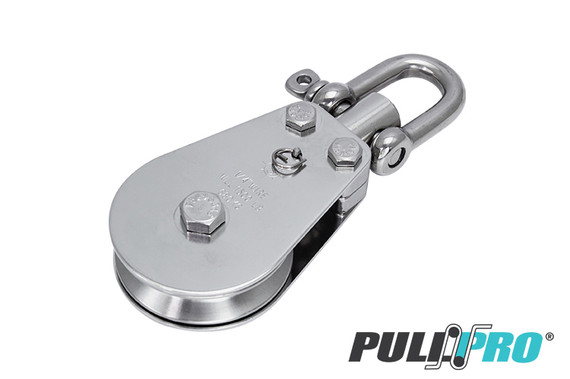 Suncor PULLPRO D Shackle Block LoLOAD Wire 316 Stainless Steel S0432-DS1