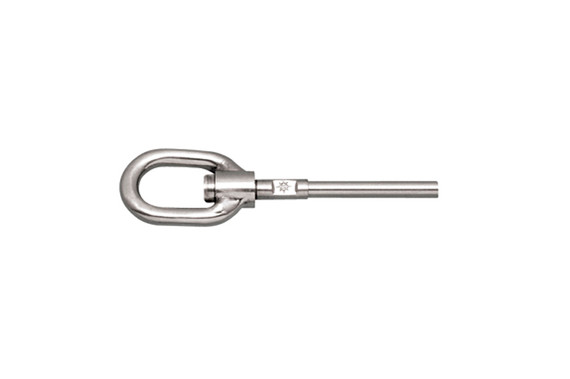 Suncor Swivel Gate Eye, Hand Swage 316 Stainless Steel S0718-H