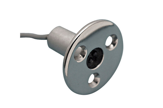 Suncor Microstar Tri Star Face Mount 12V, 1-1/2" 316 Stainless Steel Housing S0803-5