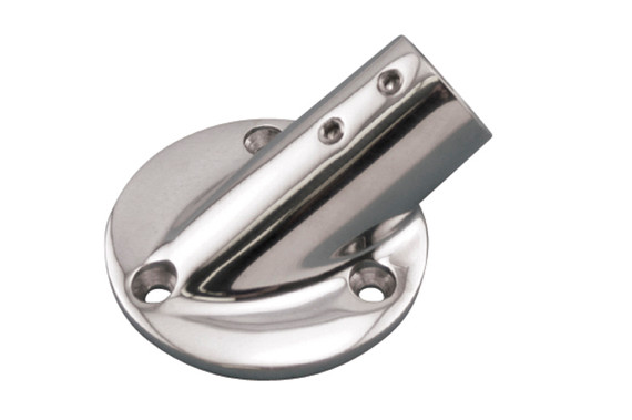 Suncor Round Rail Base 30 Degree 316 Stainless Steel S3650-03