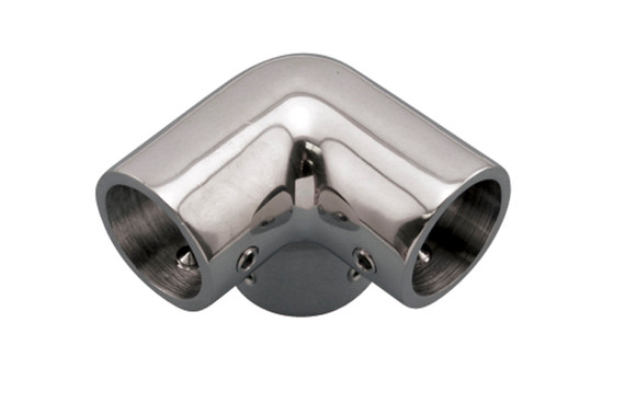 Suncor 3-Way Rail Corner 90 Degree 316 Stainless Steel S3666-0