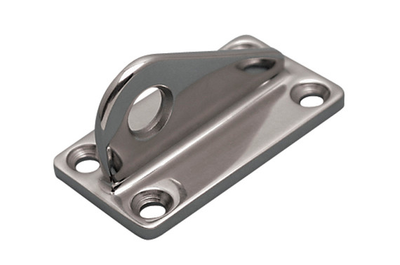 Suncor Heavy Duty Tow Pad Eye With Back Plate 3.5"X2" 316 Stainless Steel S3718-0000