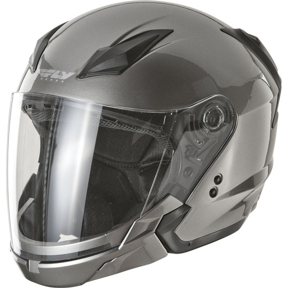 FLY Racing Tourist Solid Helmet XX-Large Titanium 73-8102X