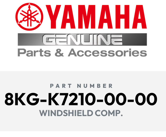 YAMAHA OEM WINDSHIELD COMP | 8KG-K7210-00-00  VIPER L-TX (2019-2020)