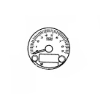 YAMAHA OEM Tachometer F2J-U8245-20-00
