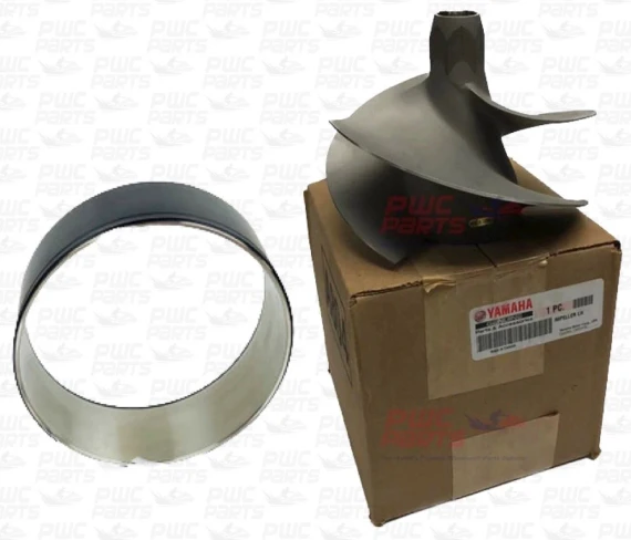 YAMAHA OEM Impeller and Stainless Wear Ring Sleeve 6HH-R1337-00-00 6LE-R1321-00-00 2024-2026 FX HO / FX Cruiser HO / GP HO / VX Cruiser HO / VX Limited HO