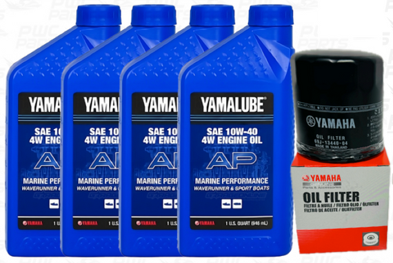 YAMAHA Oil Change Kit w/ OEM Filter FX-HO VXR VXS FZ ALL 1.8L 69J-13440-03-00