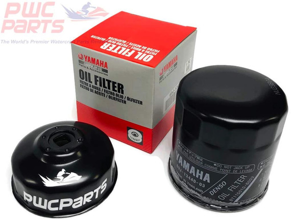 YAMAHA 69J-13440-03-00 Oil Filter with Oil Filter Wrench Removal Installation Tool 1.8L PWC Boat Outboard F150 F200B F200XB F175 FX-SHO FX-SVHO GP1800 GP1800R FX-HO 242 LIMITED S AR240 SX240 242X