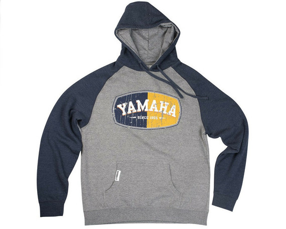 Yamaha Men's Open Roads Wake Hooded Sweatshirt CRP-18FOP-GY