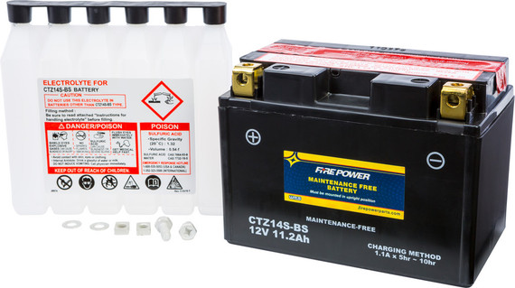Fire Power Battery CTZ14S-BS Maintenance Free