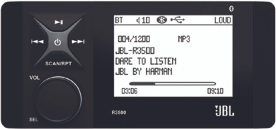 JBL Marine Stereo 546-JBLR3500