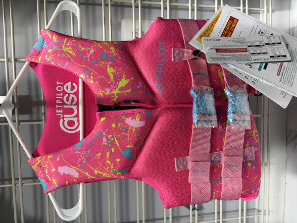 Jetpilot Cause Youth Neoprene Vest 23245 PINK