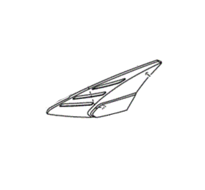 Yamaha OEM Joint Gunwale LH F1W-U252E-11-00 Yamaha OEM Joint Gunwale LH F1W-U252E-11-00