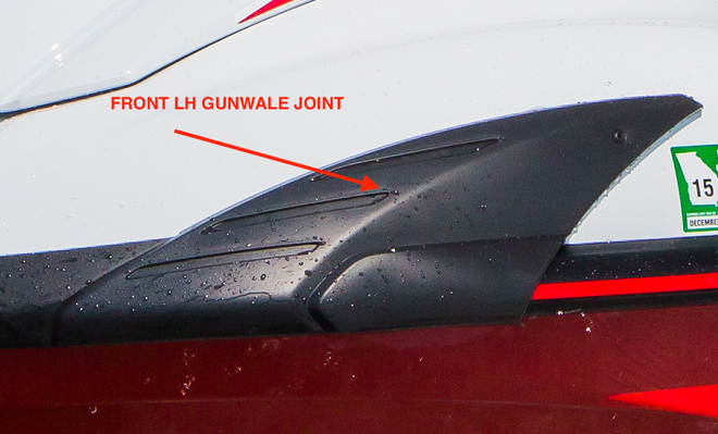Yamaha Joint Gunwale LH F1W-U252E-21-00