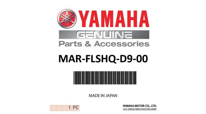 Yamaha Quick Disconnect Deck Kit with 1/2" MNPT x 3/4" Hose Barb 90 degree Elbow MAR-FLSHQ-D9-00