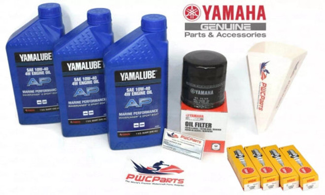 YAMAHA 2024+ 1.9L FX-HO VX-HO AR SX 190 Oil Change Kit w/ NGK LFR6A Spark Plugs PWC-YM-4215-KT