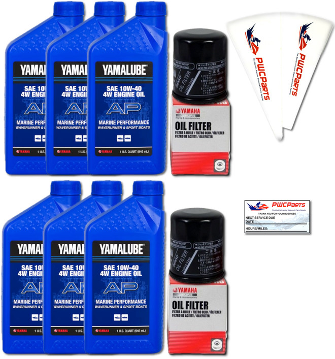 YAMAHA 2025+ 222S 222SE 222SD 222XE 222XD 222 FSH Oil Change Kit Funnel Reminder Decal PWC-YM-4222-KT