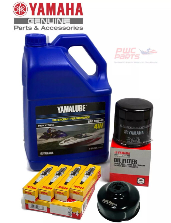 YAMAHA OEM Oil Change Kit 242 Ltd S AR190 AR240 242X NGK LFR6A LUB