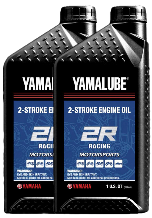 2x Pack YAMAHA Yamalube OEM 2R 2-Stroke MX ATV MC Racing Oil LUB-2STRK-R1-12