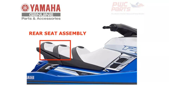 YAMAHA OEM Single Seat Assembly F2S-U372A-B0-00 2018 FX Cruiser