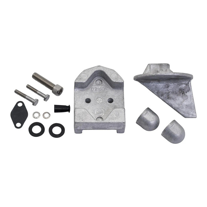 おせき。4 WFE Quicksilver Aluminum Anode Kit for 1984-1991 MerCruiser MR Or