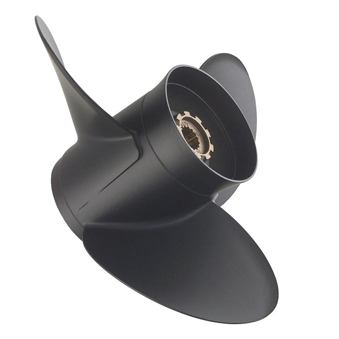 Quicksilver Black Diamond 3-Blade RH Aluminum Propeller 8M0069665