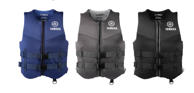 Yamaha Neoprene 2-Buckle PFD Life Jacket Vest MAR-22VVN - USCG
