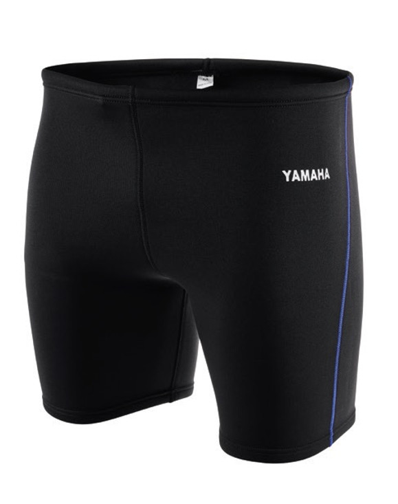 YAMAHA Neoprene Ride Shorts Gray and Blue