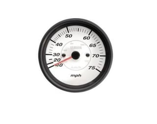 YAMAHA OEM Pro Series II Speedometer Assembly 75MPH White 6Y7