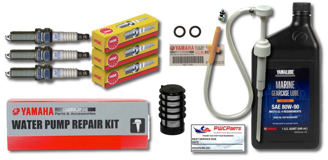YAMAHA C90 2-Stroke 100 Hour Service Maintenance Kit with Water Pump Repair Kit Cooling - 2001