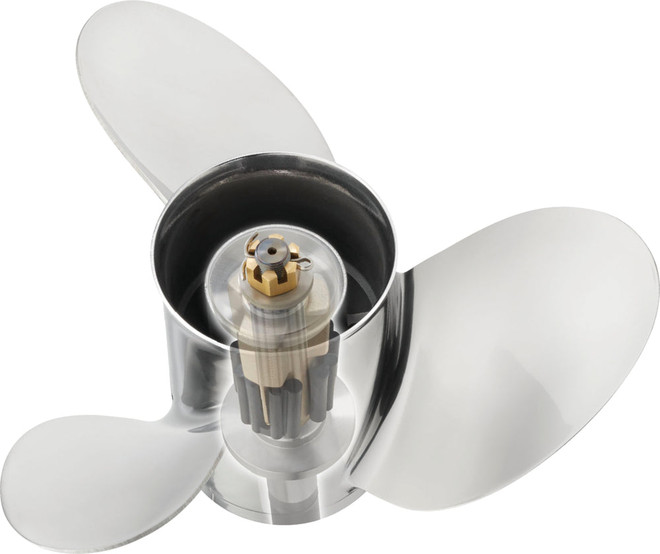 YAMAHA K Series Talon Stainless Steel Propeller 3 Blade 13 1/8