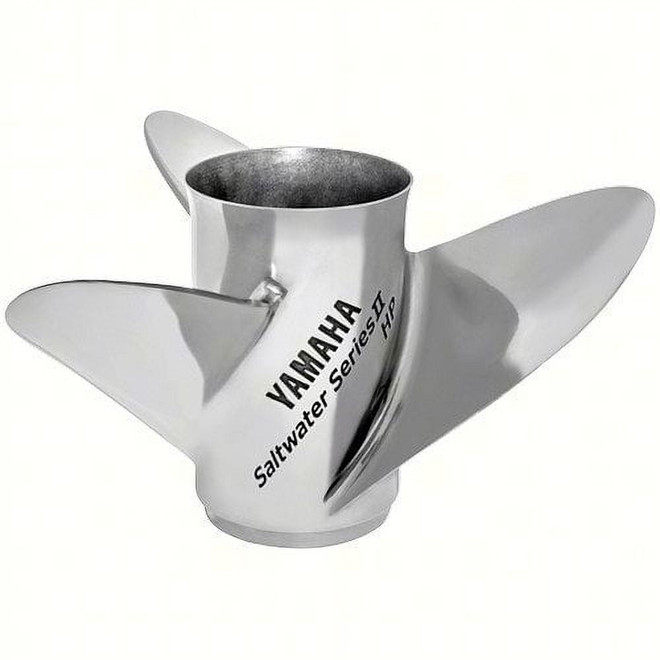 YAMAHA T Series Saltwater Series II HP Stainless Steel Propeller 3 Blade 15 1/4" Diameter x 18" Pitch LH Rotation 6KB-45970-00-00