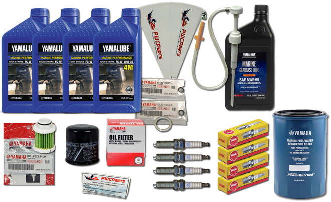 YAMAHA 2016+ F90B F90LB Oil Change Gear Lube Gasket MINI Filter Maintenance Kit PWC-YM-F90BXL-KT