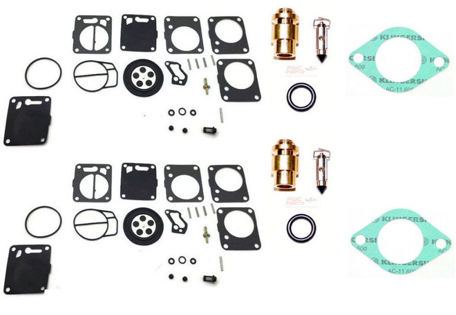 Sea-Doo XP 787 800 1995-1997 Dual Carburetor Rebuild Kit with
