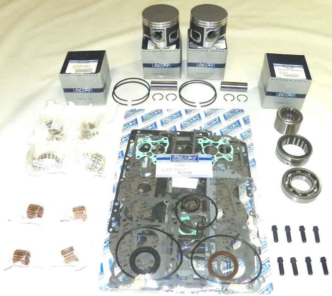 WSM Powerhead Rebuild Kit for Yamaha 115 / 130 HP 4 Cylinder 1993-2009 .010 Over Platinum 100-275-11P