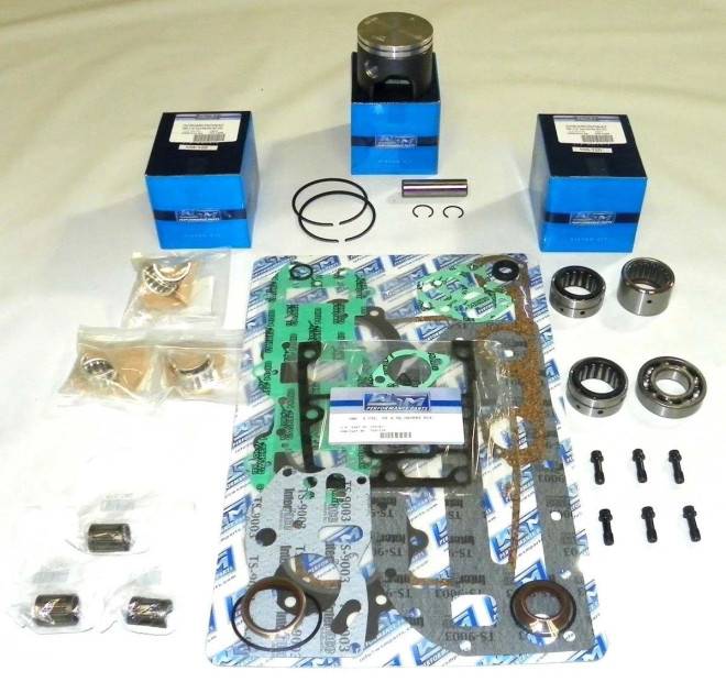 WSM Powerhead Rebuild Kit for Johnson / Evinrude 75 / 90 HP 3 Cylinder E-Tec 2004-2017 Standard 100-126-20