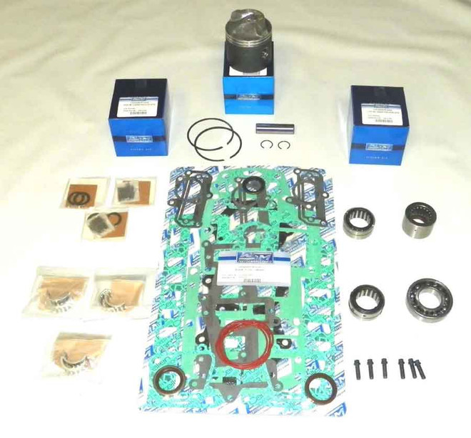 WSM Powerhead Rebuild Kit for Chrysler / Force 75 / 90 HP 3 Cylinder 1996-1999 .030 Over 100-210-23