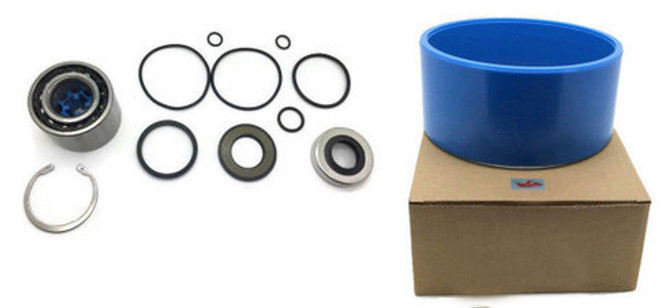 SeaDoo Jet Pump Rebuild Refresh Kit Wear Ring Grease Impeller Shaft 2002-2003 GTX 155 4-TEC