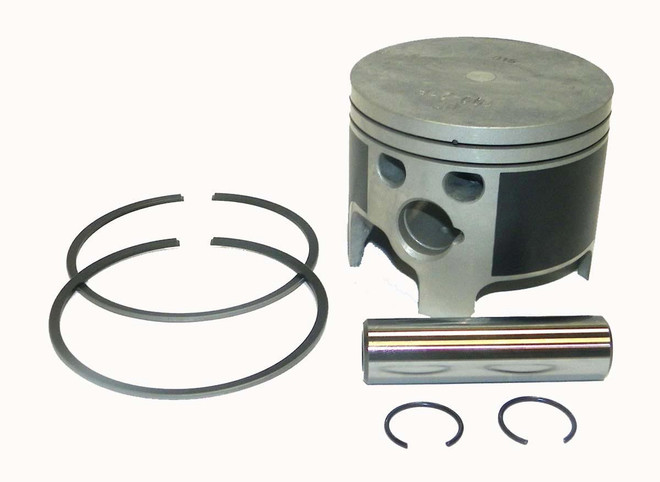 WSM Piston Kit for Mercury / Mariner 175 - 250 HP 2.5L Sport Jet 1997-2006 Port .015 Over 785-9737A10, 785-9737A8 100-21-045PK