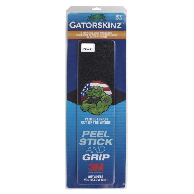 Gator Guard Gator Skinz Step Pad 4in x 16in Black Grit GATGSSTEPBLK-GRIT-DP