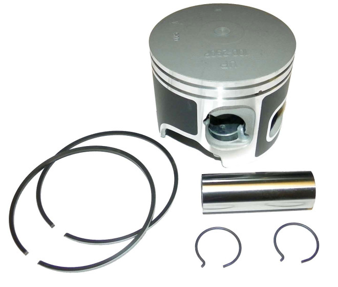 WSM Piston Kit for Yamaha 150 - 200 HP HPDI Port .020 Over Platinum 68F-11646-00-00, 68F-11646-01-00 100-290-05PPK