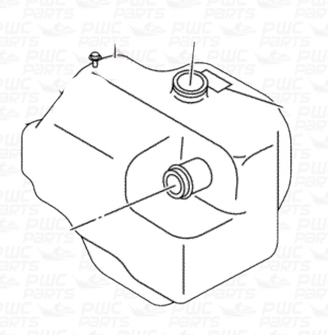 YAMAHA OEM Fuel Tank EW2-67711-01-00
