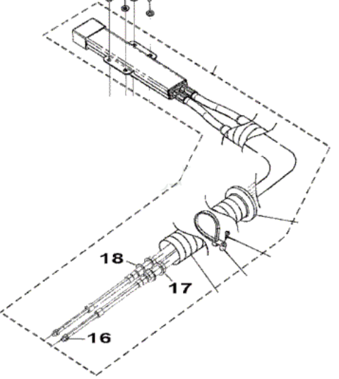 YAMAHA OEM Steering Cable Assembly F3F-U1470-10-00