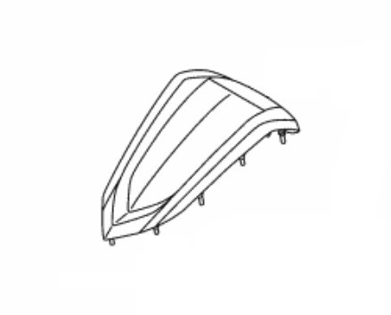 YAMAHA OEM Pad Cover F2S-U142D-30-00