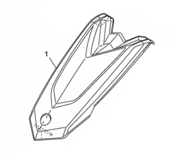 YAMAHA OEM Engine Room Lid F3Y-U517B-00-P2
