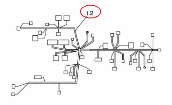 YAMAHA OEM Wire Harness Assembly 1 6EY-8259L-10-00