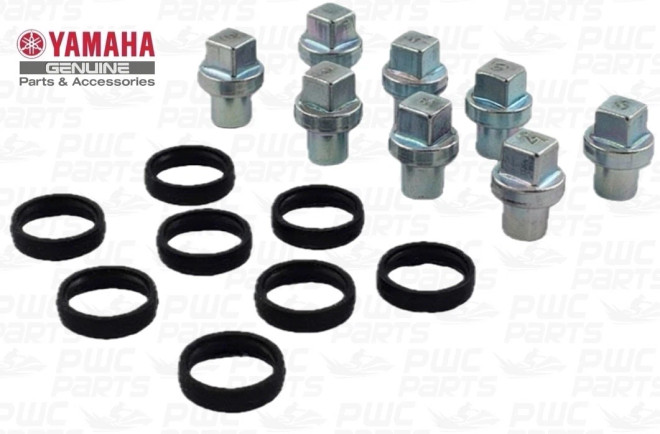 Yamaha F225 F250 F300 4.2L Internal Crankcase Anode Kit With Grommets F300XA XB