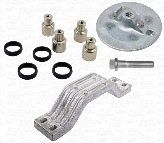 YAMAHA 3.3L F200 F225 F250 Anode & Trim Tab Kit 6CE-45373-00-00 6G5-45251-02-00
