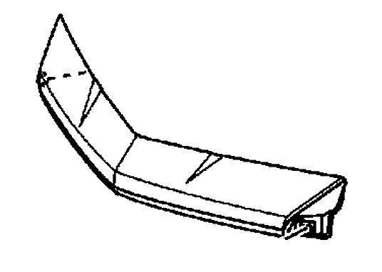 YAMAHA OEM Bow Gunwale F2S-U2511-20-00