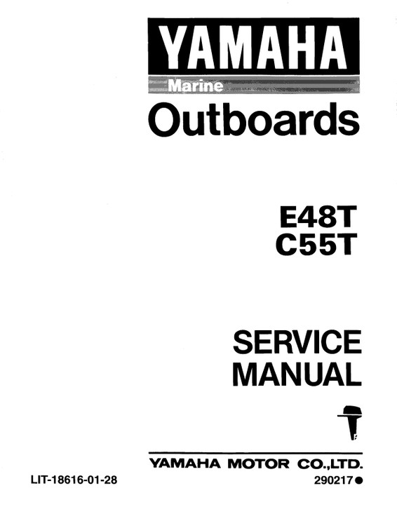 YAMAHA OEM Service Manual - 48hp 2 Stroke - LIT-18616-01-28 Models E48MLH, E48MLHT, E48MLHV, E48MLHW, E48MLHX, ME48MLH, ME48MLHT, ME48MLHV, UNKNOWN